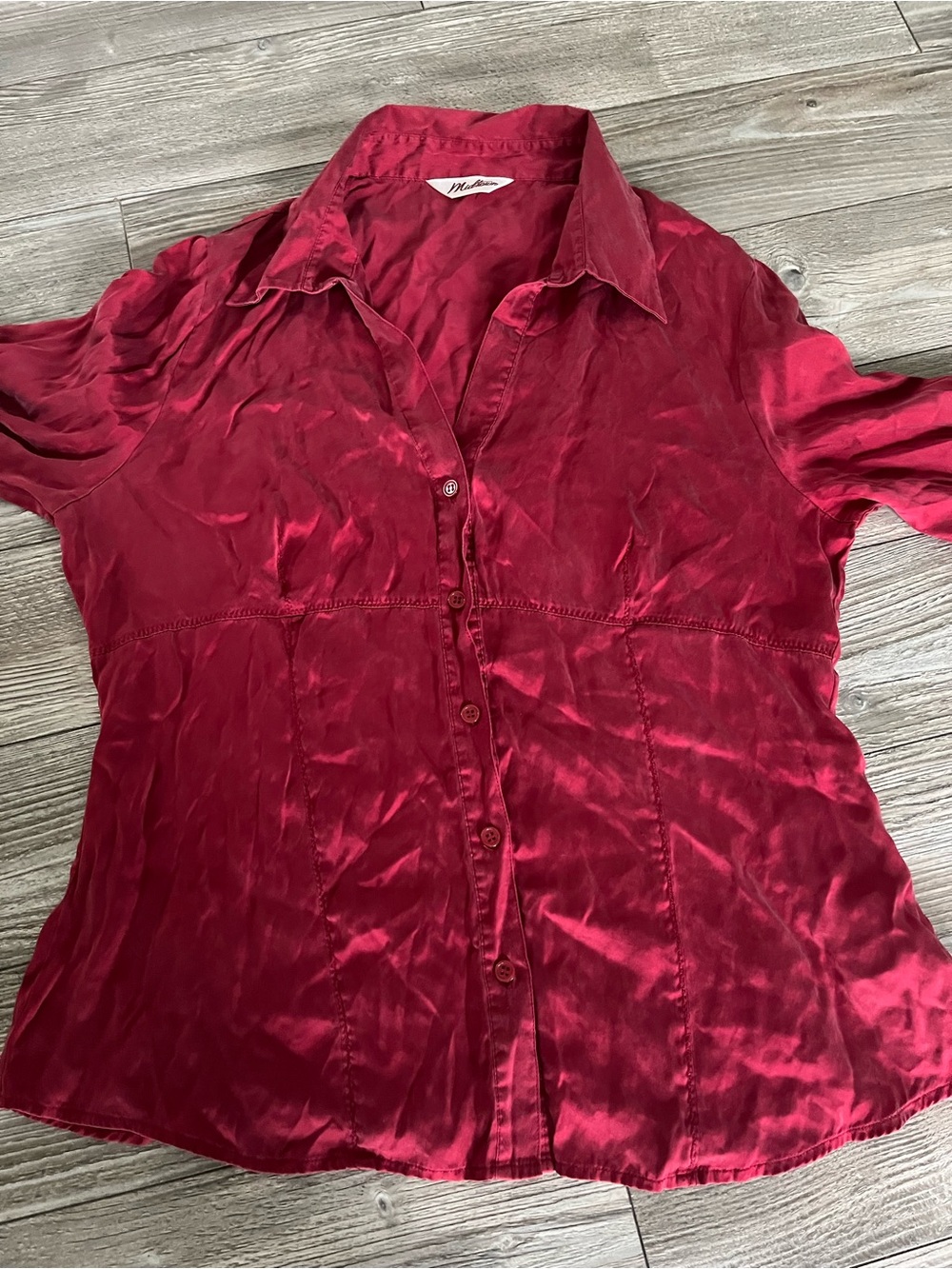 Midtown 100% silk blouse